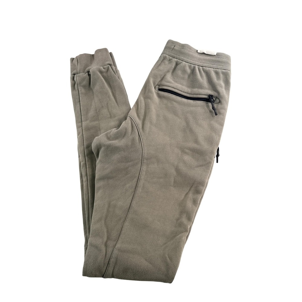 Zanerobe Pants Mens 29 Gray Jogger Sweatpants Drawstring Zip Pocket Tapered Fit